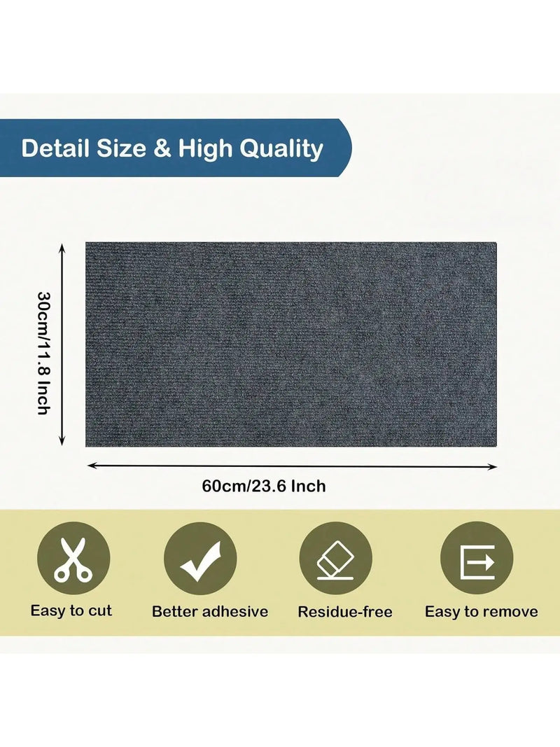 Cat Scratch Mat - Self-Adhesive, Trimmable Furniture Protector