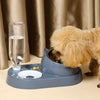 2-in-1 Pet Water Dispenser and Food Bowl