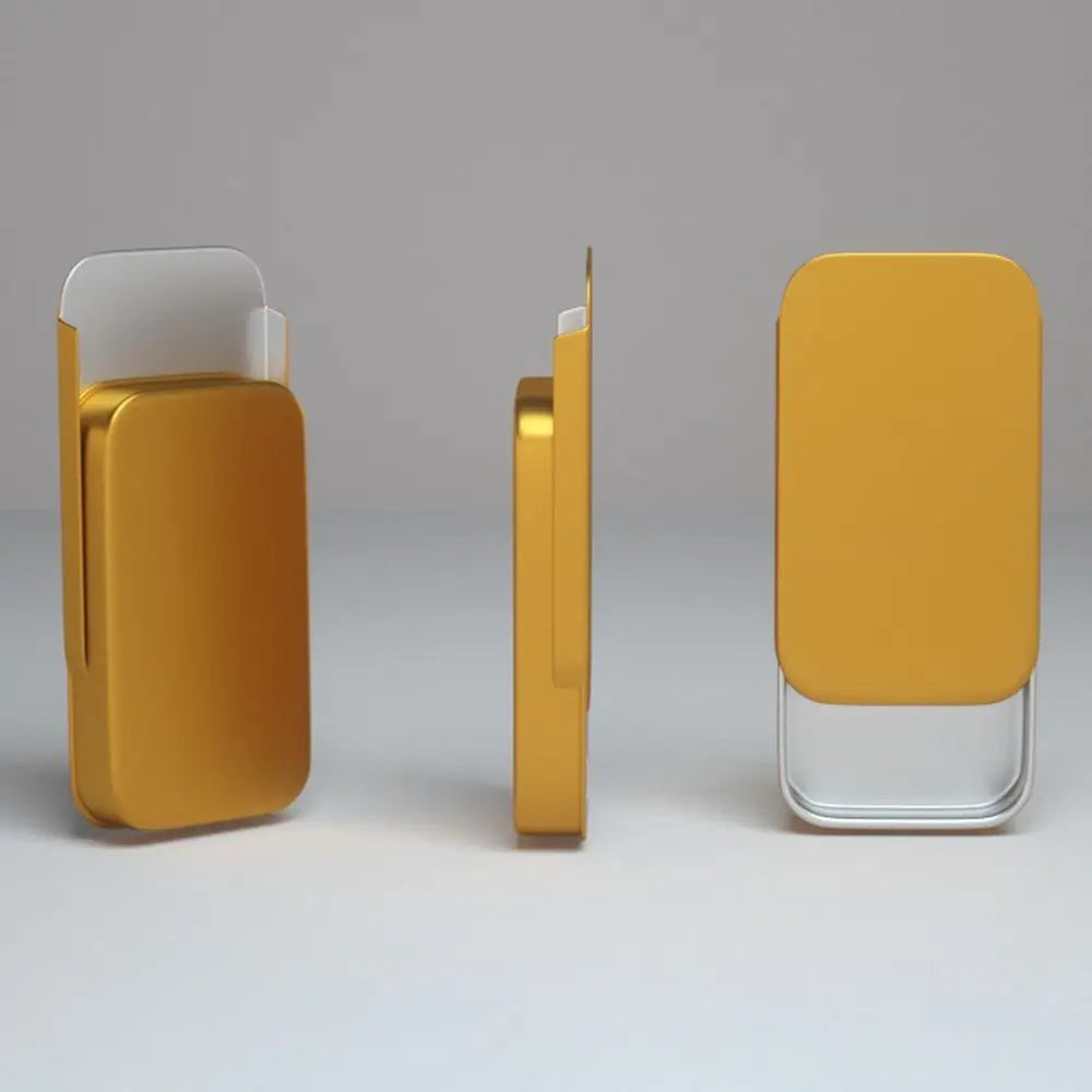 Compact Sliding Tin Box for Pills, Candy, and Small Essentials