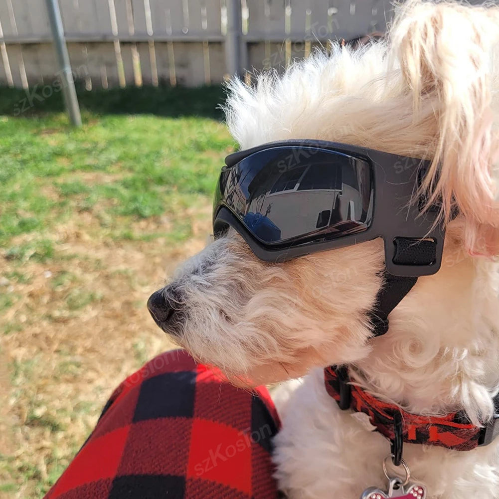 Adjustable UV Protection Dog Goggles for Small & Medium Breeds
