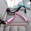 Retractable Dog Car Seatbelt Tether with Headrest Attachment