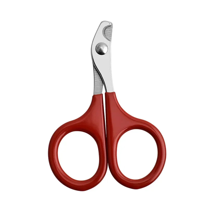 Stainless Steel Pet Nail Clippers with Non-Slip Grip