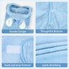 Adjustable Hooded Pet Bathrobe – Quick-Dry Microfiber Dog & Cat Towel