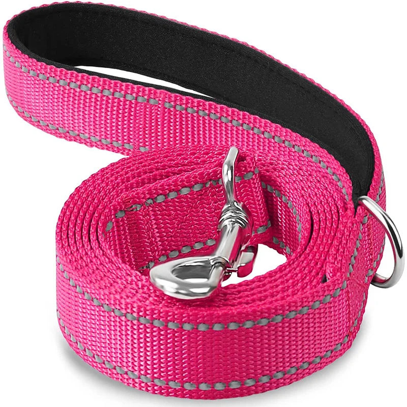 Reflective Dog Harness Collar and Leash Set (1.2-1.8m)