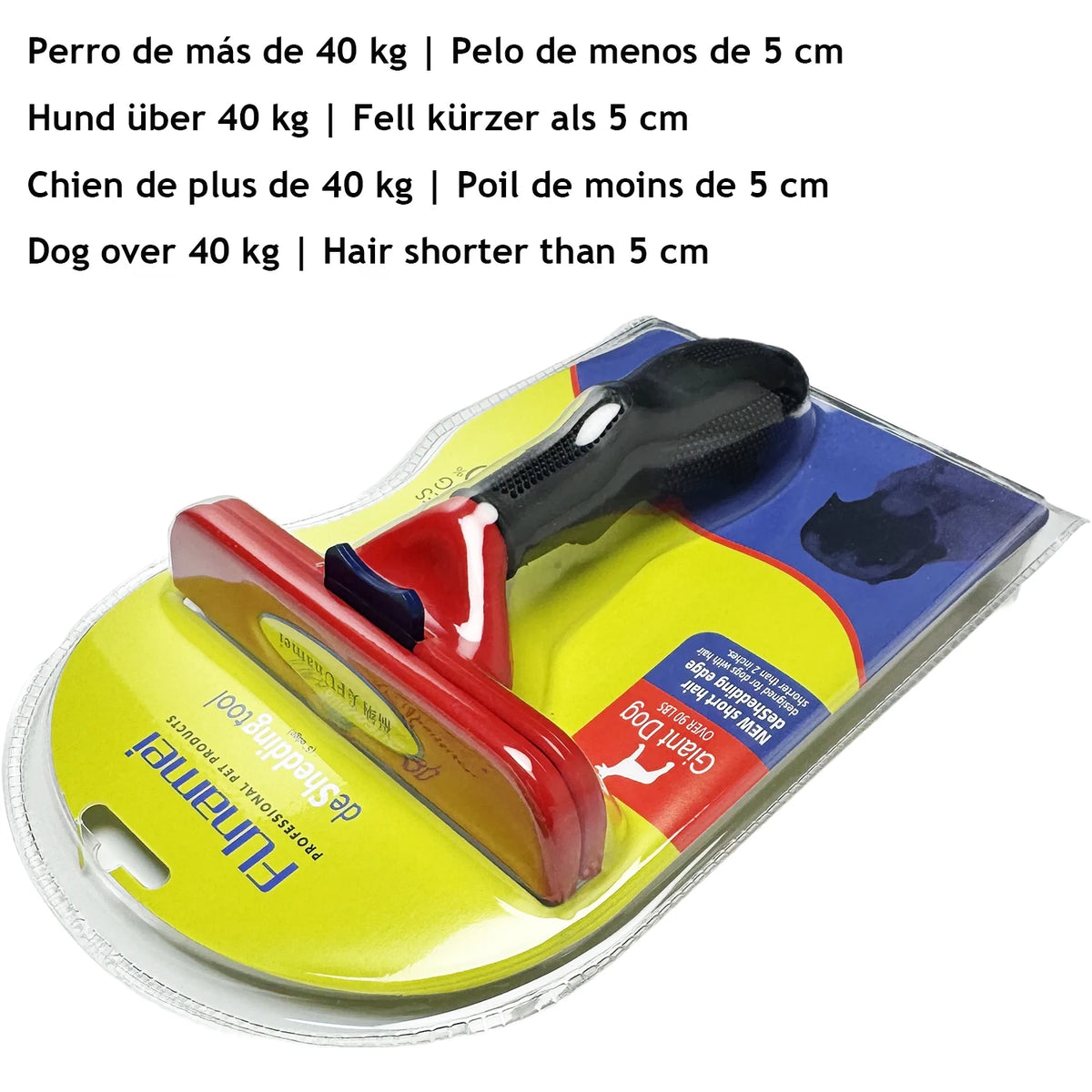 Pet Deshedding Brush for Dogs and Cats – Removes Loose Fur and Tangles