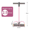 4-Tube Resistance Bands with Handles and Foot Pedals for Full-Body Strength Training