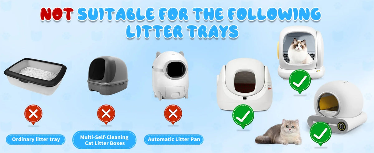 Extra-Thick Drawstring Cat Litter Box Liners (90 Count)