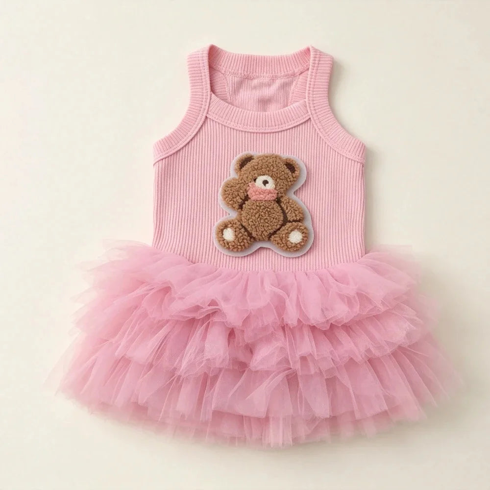 Princess Puffy Half Skirt for Small Dogs and Cats