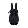 Black breathable mesh pet carrier backpack for dogs and cats