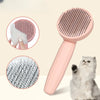 Brosse de toilettage auto-nettoyante pour animaux
