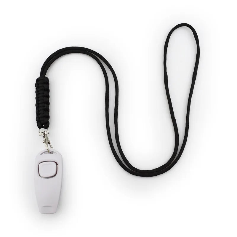 Zwei-in-Eins-Hundepfeife und Clicker für das Hundetraining