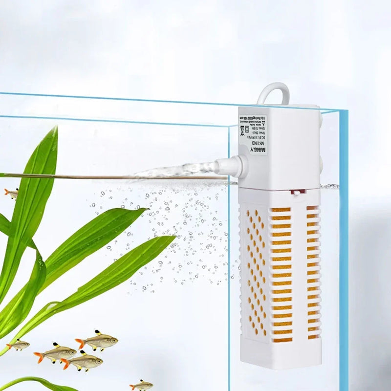 Filtre Submersible USB Compact pour Aquarium