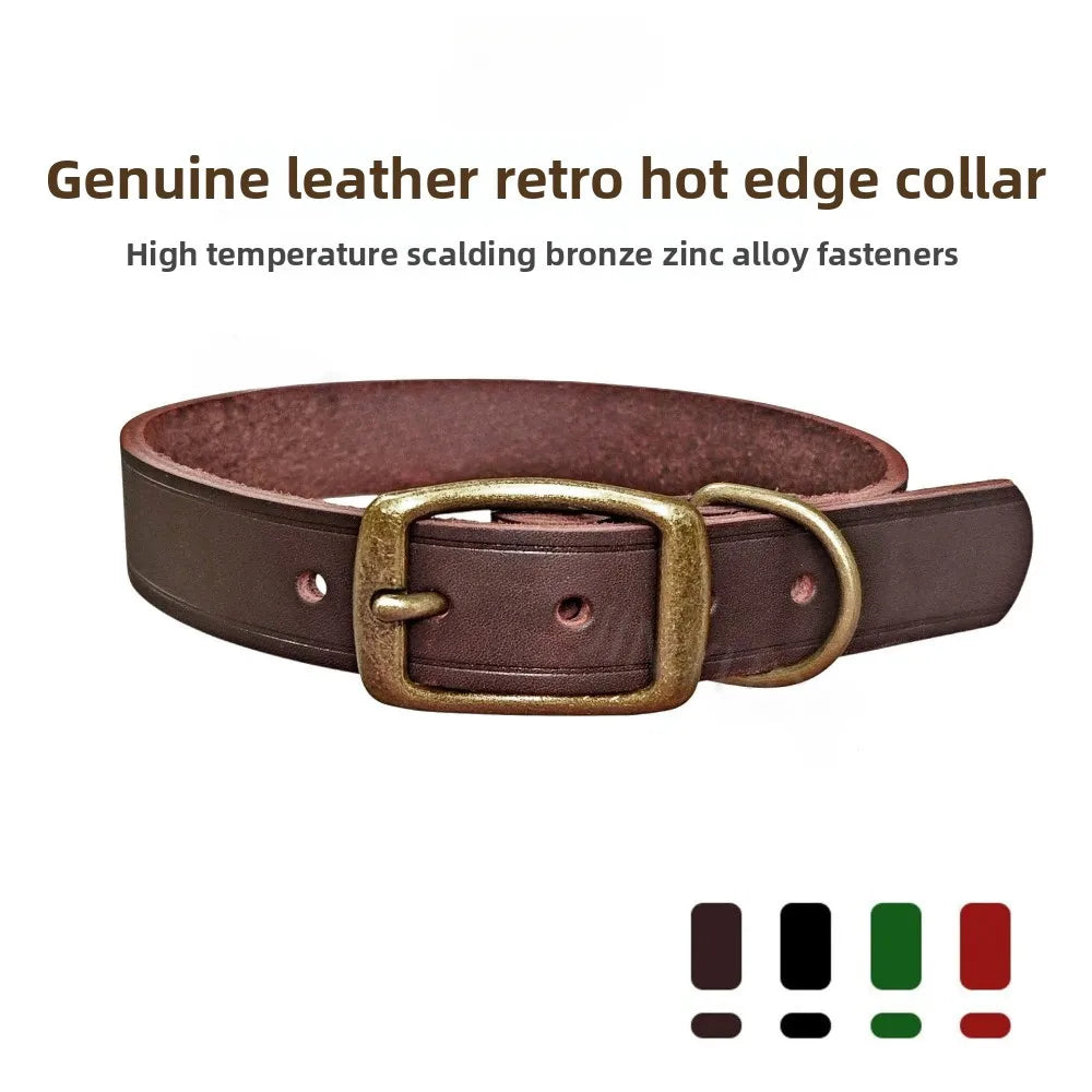 Handcrafted Genuine Leather Dog Collar