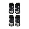 Breathable Anti-Slip Dog Socks with Paw Print Design (4-Pack)