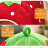 Strawberry Hideaway House and Hay Feeder Set for Small Pets