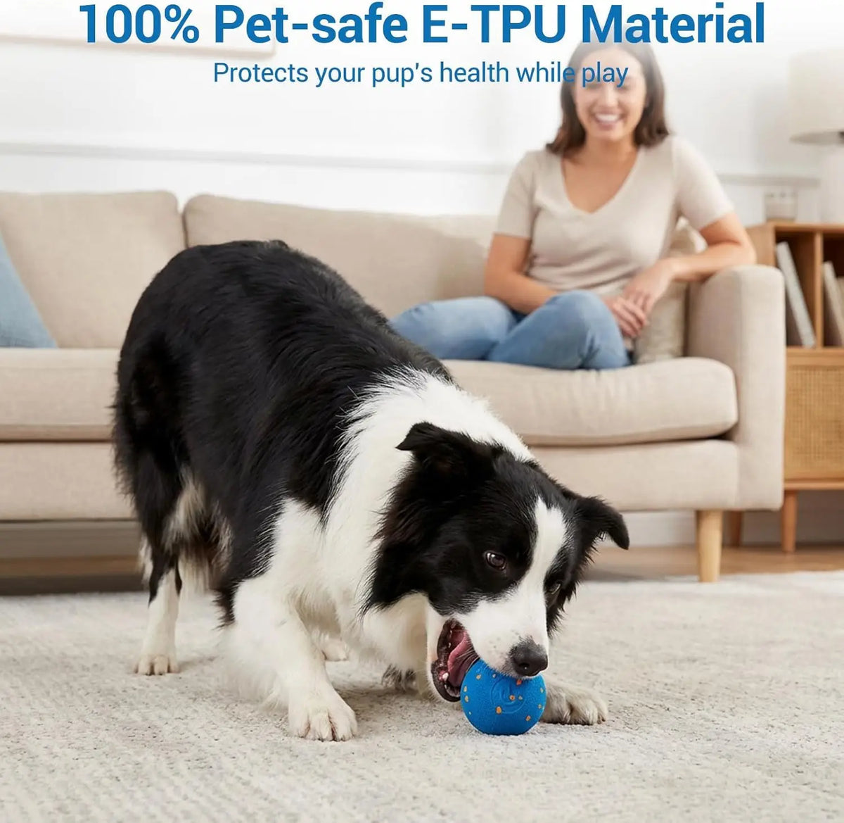 Interactive Automatic Rolling Dog Ball with Motion Activation