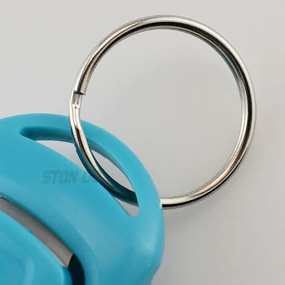 2-in-1 Dog Training Clicker and Whistle with Keyring