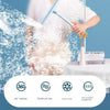 360° Rotating Shower Squeegee with Silicone Holder