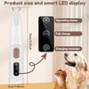 Cordless Waterproof Dog Paw Trimmer with LED Light
