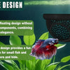 3-in-1 Floating Cave, Hammock, and Feeding Ring for Betta Fish and Shrimp