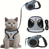 Vest-Style Pet Harness with Anti-Escape Leash Set