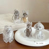 Pet Hair Keepsake Keychain with Transparent Capsule