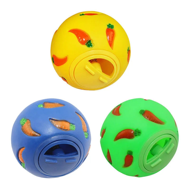 Balle Puzzle Interactif à Débit Lent pour Petits Animaux