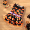 Pumpkin Lace Dog Dress for Small Dogs
