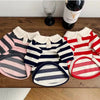 Summer Dog Polo Shirt With Stripe Cooling Vest