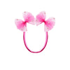 Adjustable Pearl Dog Bows with Elastic Bands for Stylish Pets