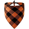 Custom Name Plaid Cotton Dog Bandana
