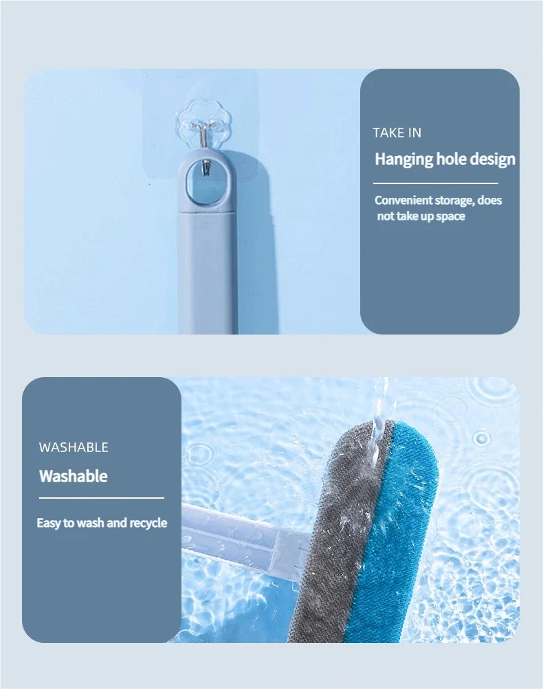 Multi-Surface Pet Hair Remover Brush with Self-Cleaning Base