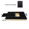 Wooden Dog Nail Scratch Board with Treat Box and Sandpaper Pad
