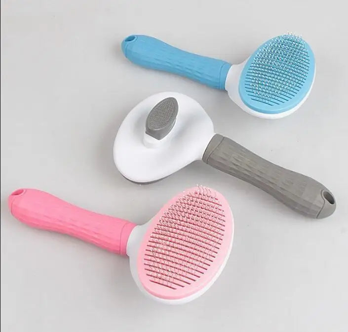 Peigne de toilettage en acier inoxydable pour animaux