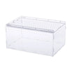 Acrylic Reptile Terrarium with Ventilation and Anti-Escape Lid