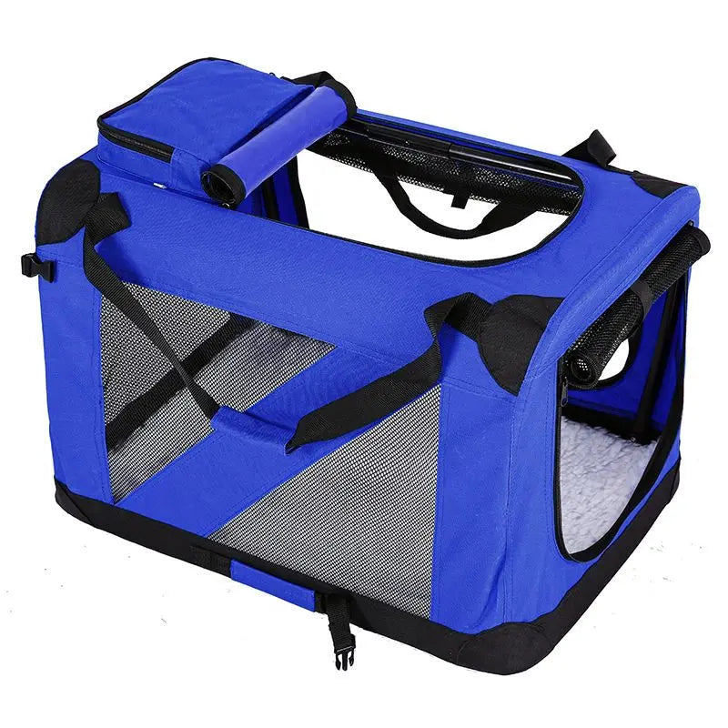 Transportín Plegable para Mascotas con Interior Acolchado