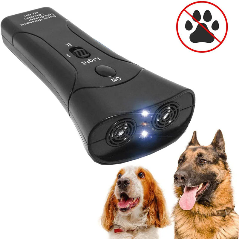 Dog Bark Deterrent Ultrasonic Training Device with LED