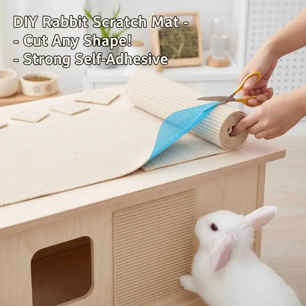 Self-Adhesive Cat Scratch Pad for Furniture Protection