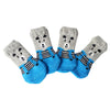 Non-Slip Cotton Pet Socks for Dogs & Cats (4-Pack)