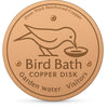 Copper Bird Bath Cleaning Disc with Stable Triple-Point Support