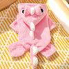 Cozy Fleece Dog Hoodie with Playful Animal Design