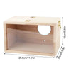 Natural Wood Bird Nesting Box with Viewing Window