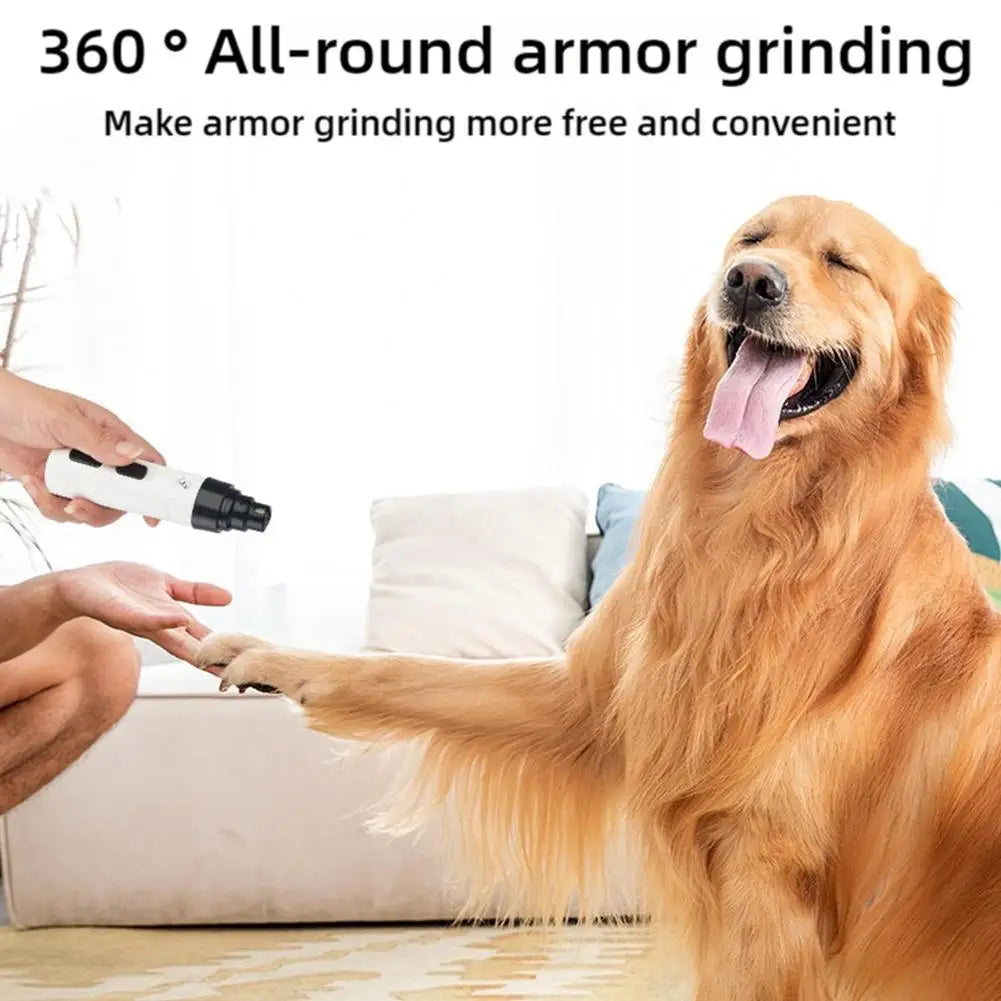 Quiet Rechargeable Electric Nail Grinder for Dogs and Cats