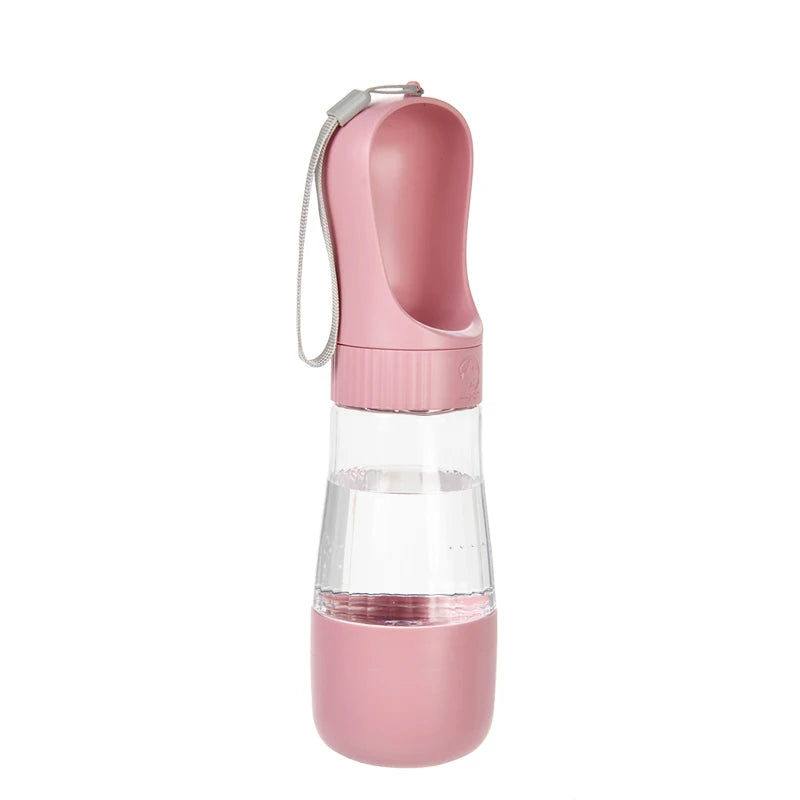 2-in-1 Portable Dog Water Bottle with Food Container