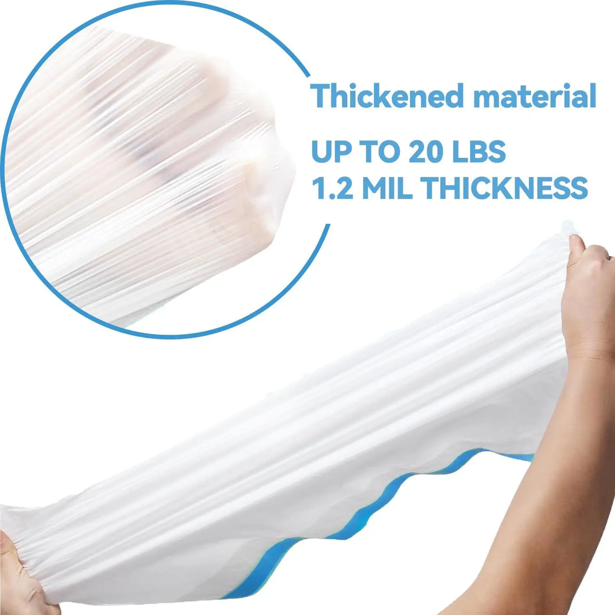 Drawstring Cat Litter Box Liners for Self-Cleaning Litter Boxes