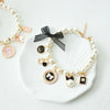 Pearl Bow Rhinestone Pet Collar for Small Dogs and Cats