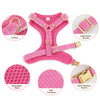 3-Piece Dog Collar Harness Leash Set with Bowknot