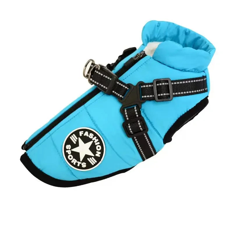 Impermeable para Perro con Arnés Integrado