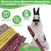 Natural Petal Grass Chew Sticks for Rabbits & Small Animals