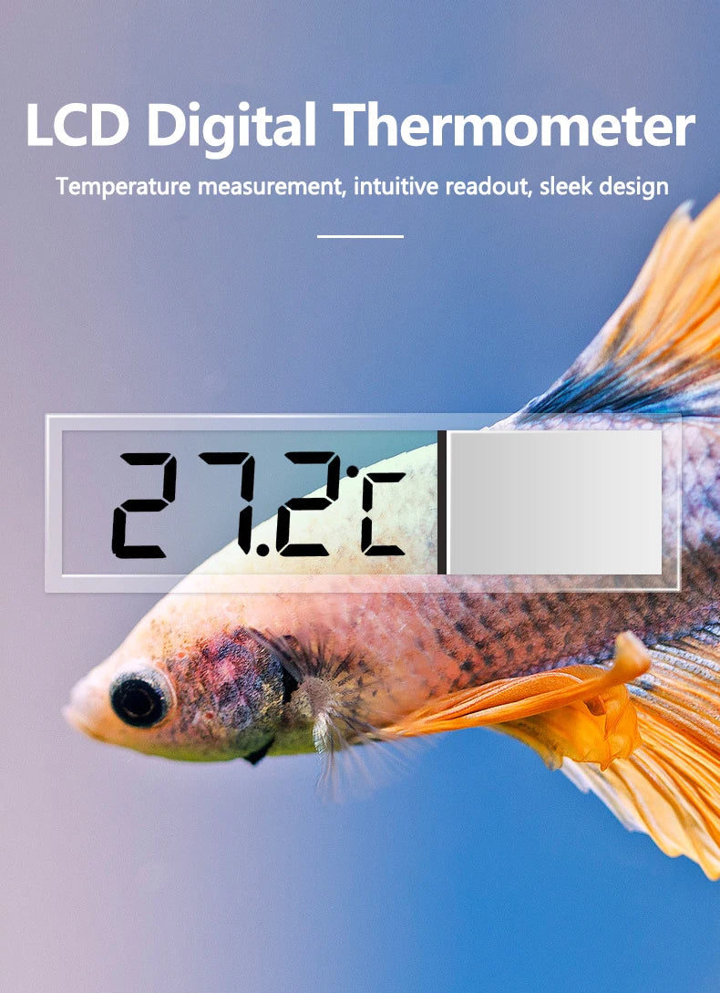 Aquarium-Thermometer mit 3D-LED-Display